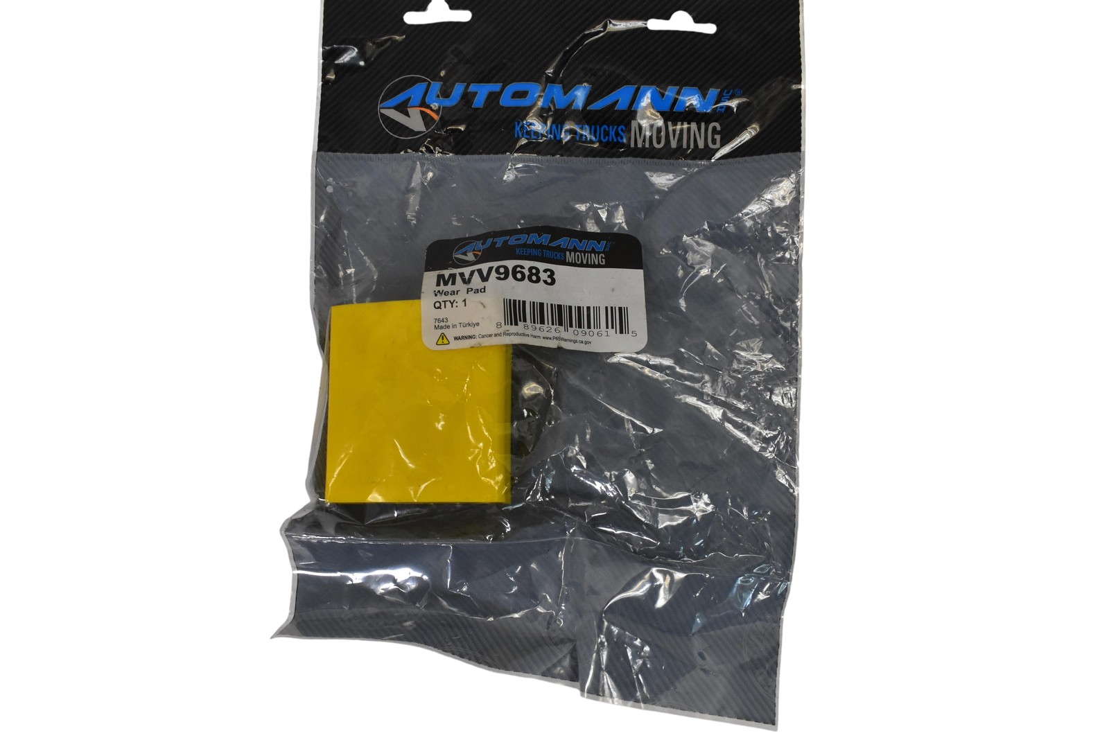 AUTOMANN MVV9683 Wear Pad Yellow Replacement Truck Part Made In Türkiye New