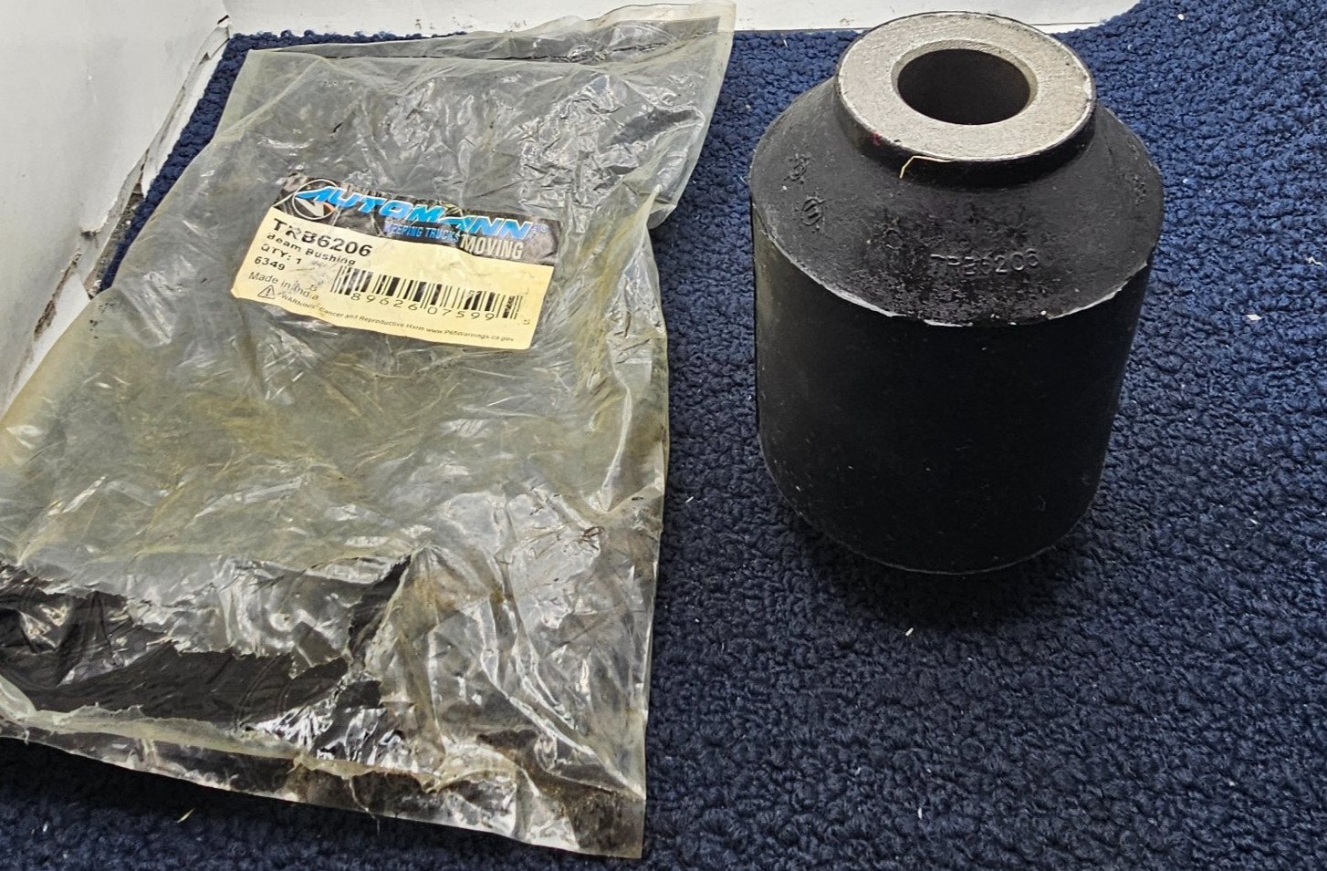 Automann TRB6206 Beam Bushing 1″ ID x 3 3/8″ OD x 5 1/4″ L Fits Hendrickson