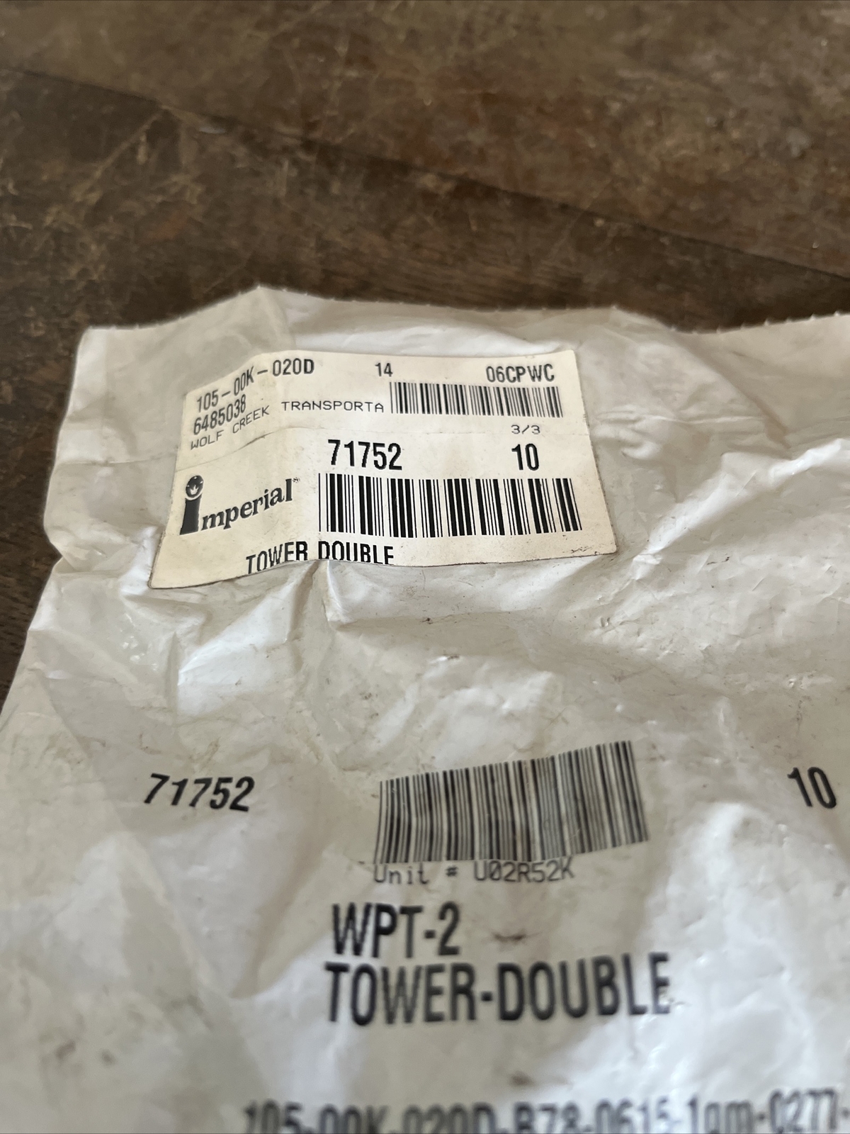 10 Pack NOS Imperial 71752 Tower Double
