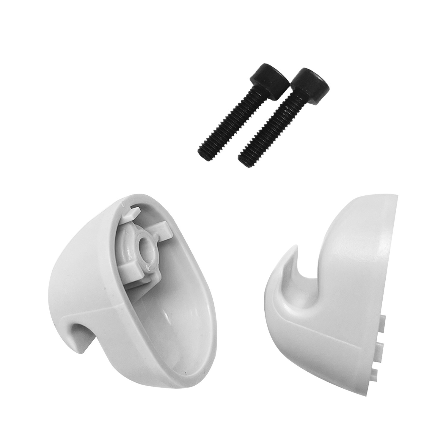 2-Pack Sun Visor Clip S16-1023-661 F01377-2 For Kenworth Peterbilt Interior