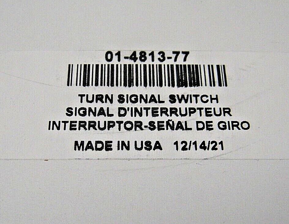 NEW GENUINE PACCAR OEM KENWORTH TURN SIGNAL SWITCH w/ DIMMER ~ 01-4813-77