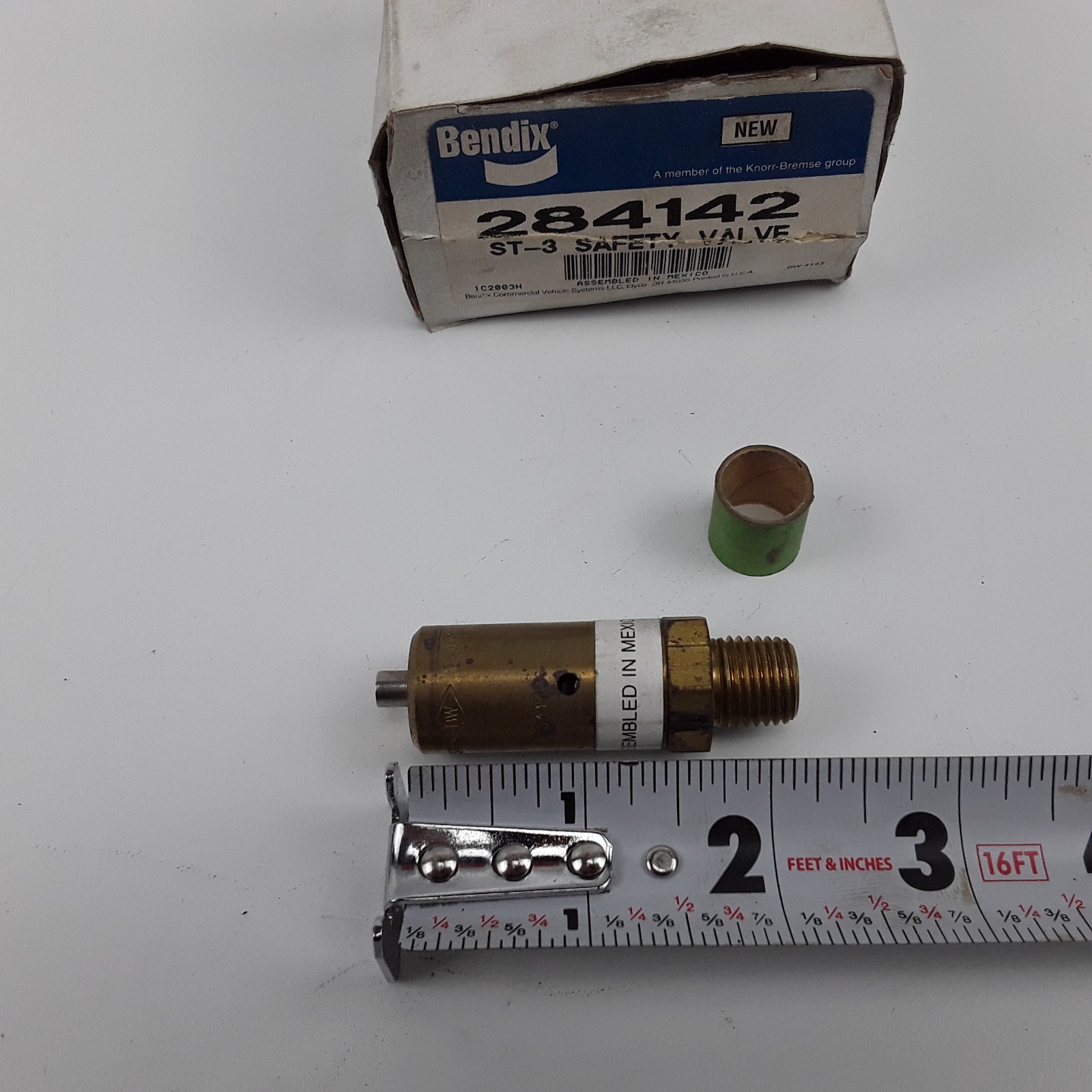 Bendix 284142 Air Brake Reservoir Safety Pressure Relief Valve Commercial-Grade