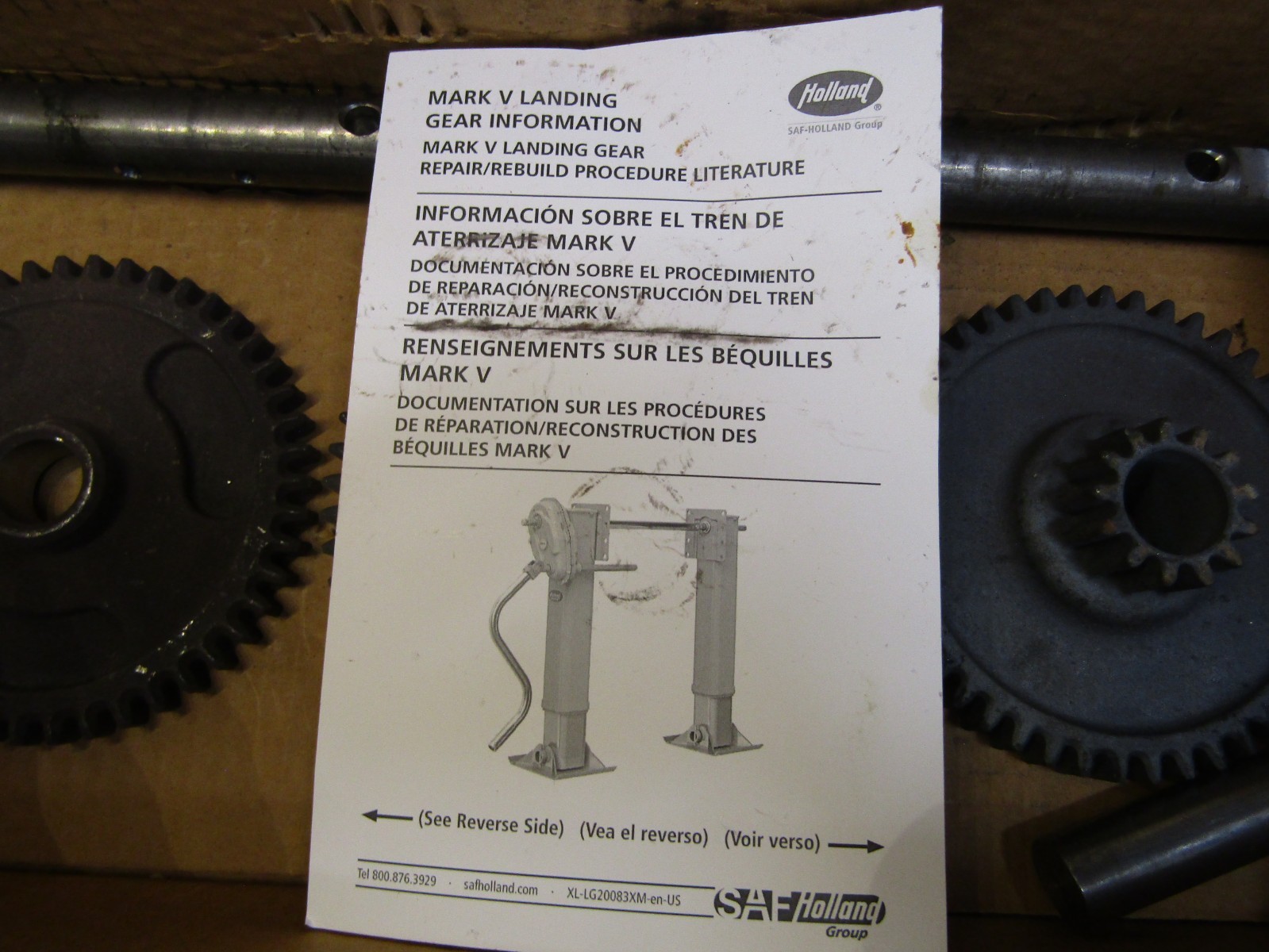 Saf Holland RK-11287 Trailer Jack Gearbox Repair Kit 2 Speed Mark V Landing Gear