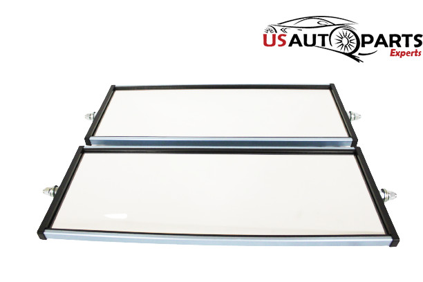 UNIVERSAL WEST COAST TRUCK STAINLESS ALUMINUM MIRROR 6″X16″ HEAVY DUTY TRUCK SET