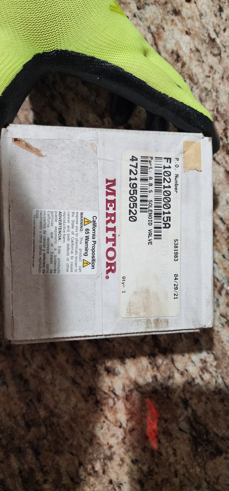 4721950520 WABCO ABS Solenoid Modulator Valve – NEW OLD STOCK