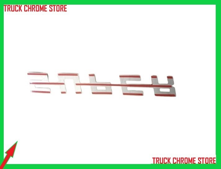 Scania SUPER LETTER CHROME Polished Stainless Steel 1 Pice.