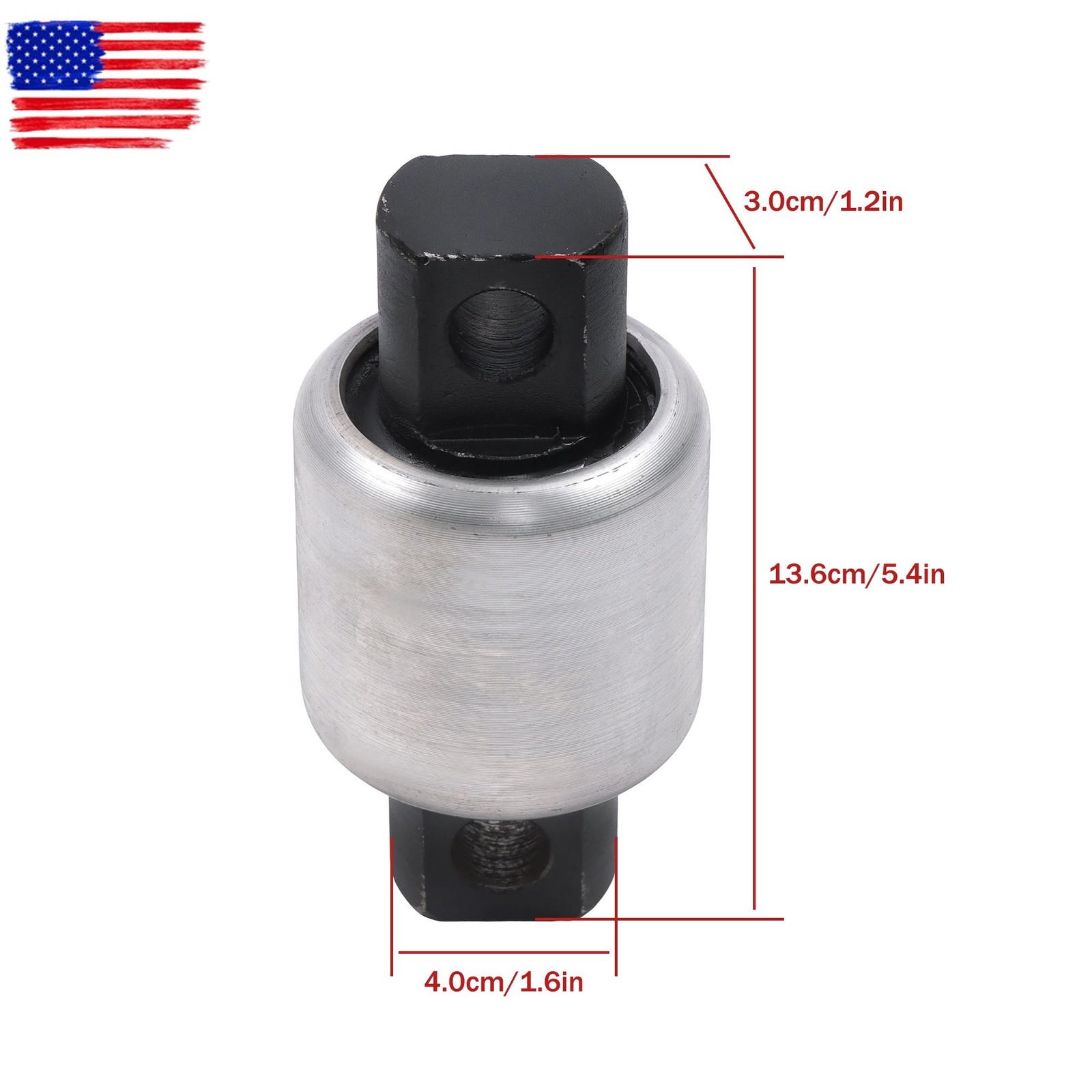44695 64400-002L 4×Polyurethane Torque Rod Bushings for Peterbilt Mack Kenworth