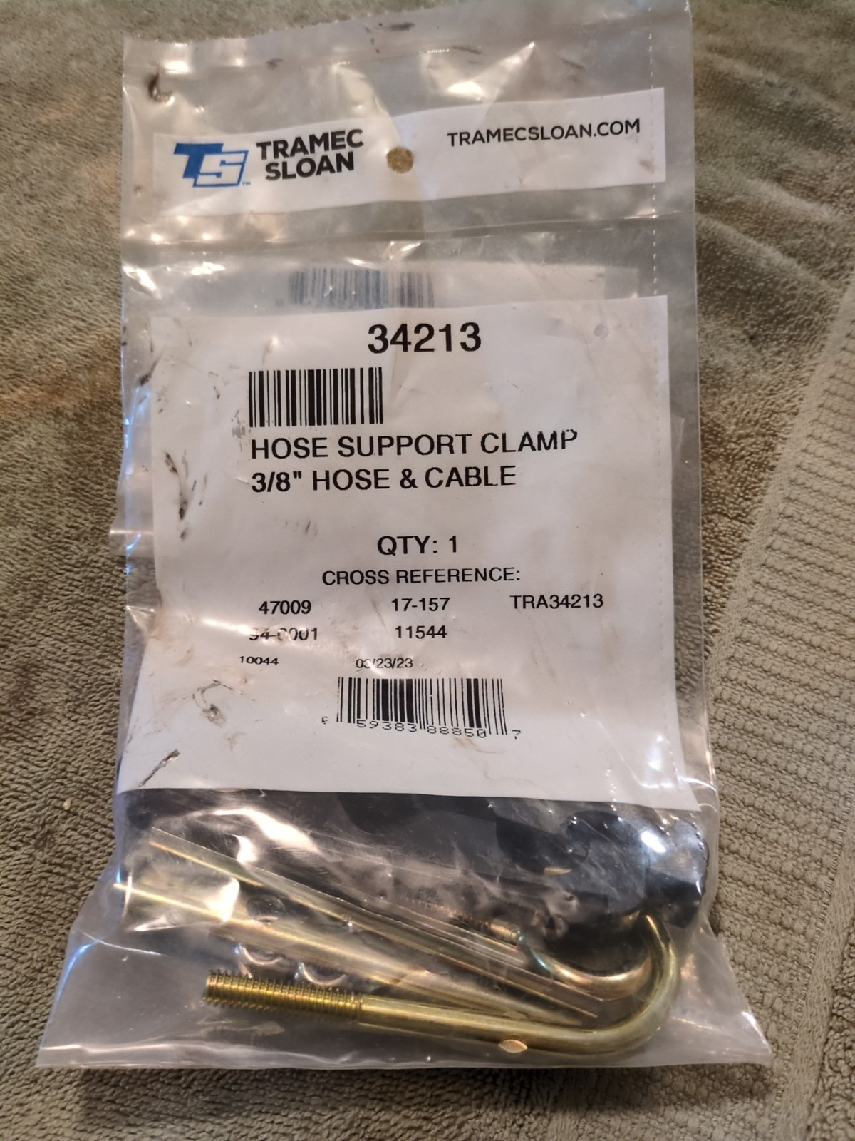 10 PACK of TRAMEC SLOAN Hose Support Clamp 3/8″ Hose and Cable p/n 34213