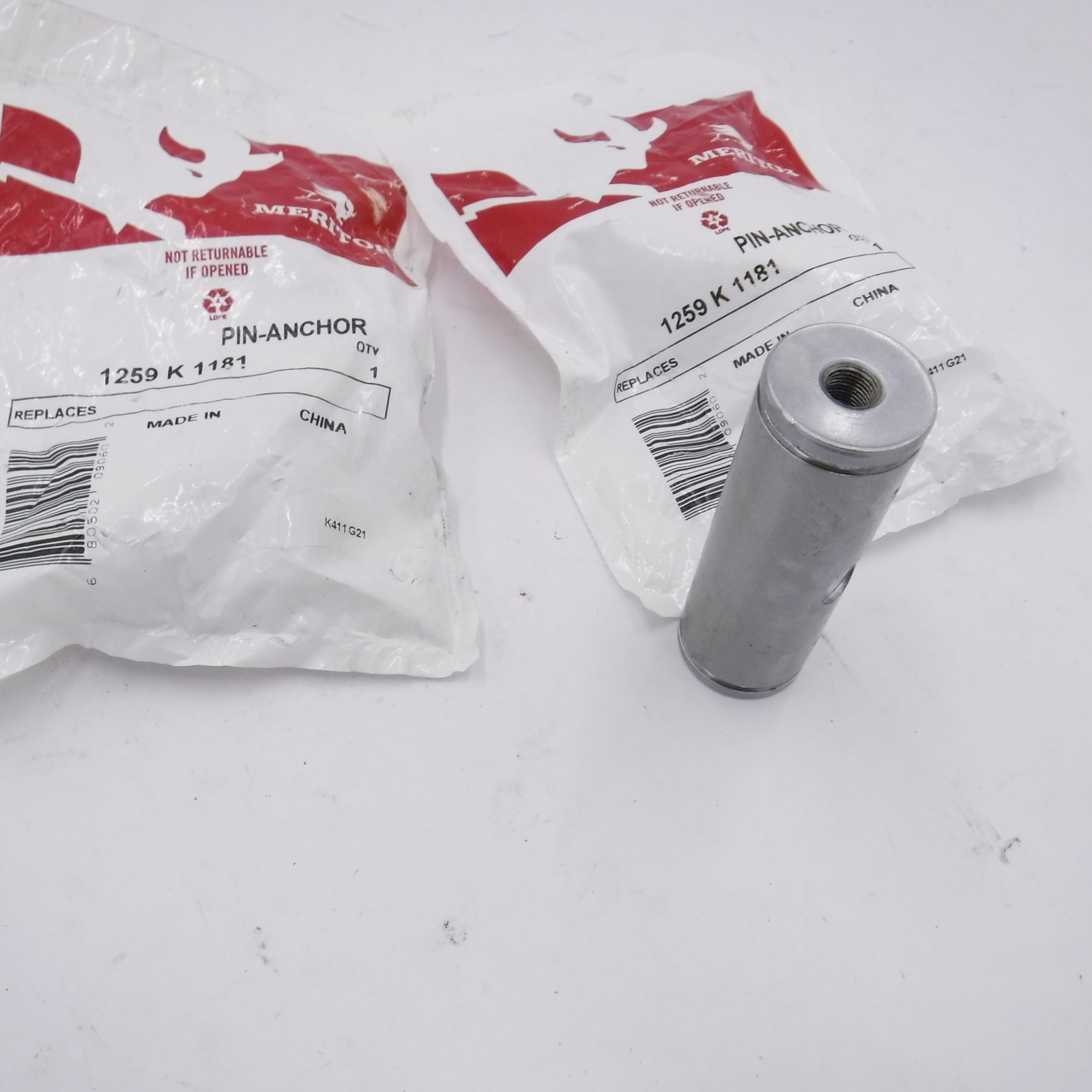 2 Pack Meritor 1259K1181 Brake Shoe Pin-Anchor
