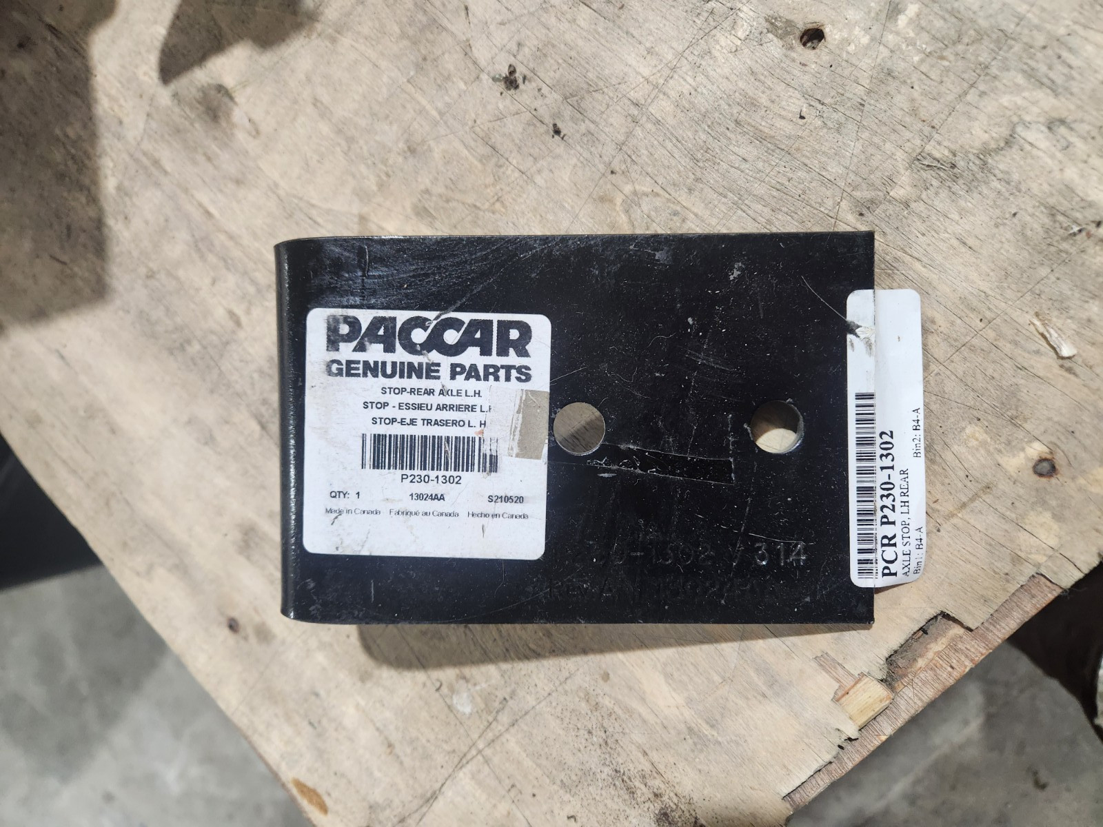 Paccar P230-1302 Stop-Axle Rear LH