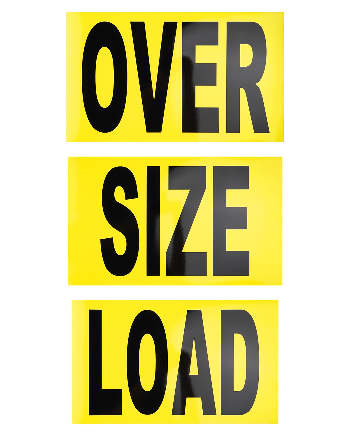 Over Size Load Signs for Trucks Magnetic Oversized Warning Sign for Safe Hauling