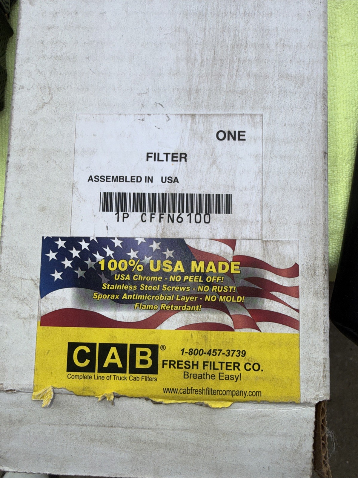 FRESH FILTER FOR NAVISTAR PDC FILTER ASSY CAB FRESH A/C CFFN6100