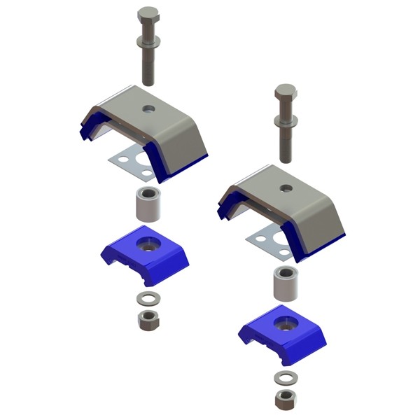 Kenworth T600 POLY Motor Mount Kit (REAR) SET OF TWO #K066-377 #K066-42