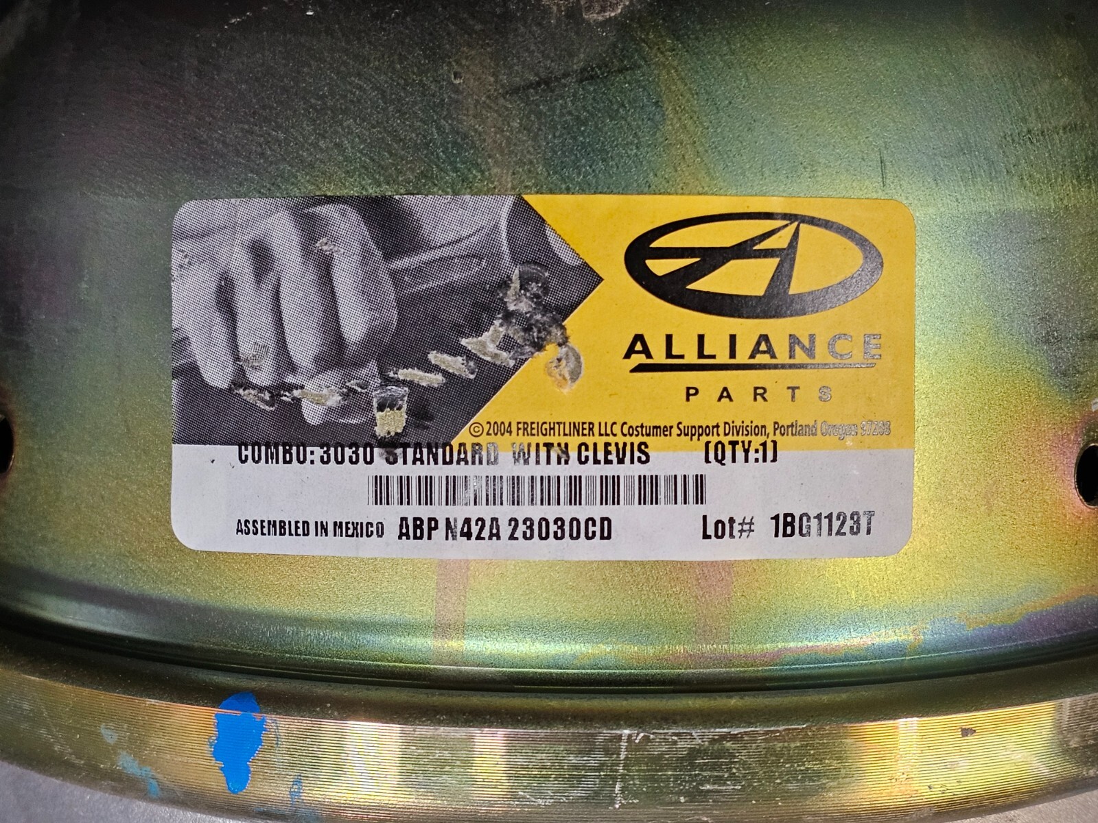 Alliance 30/30 Combination Short Stroke Brake Chamber with Clevis | N42A 23030CD