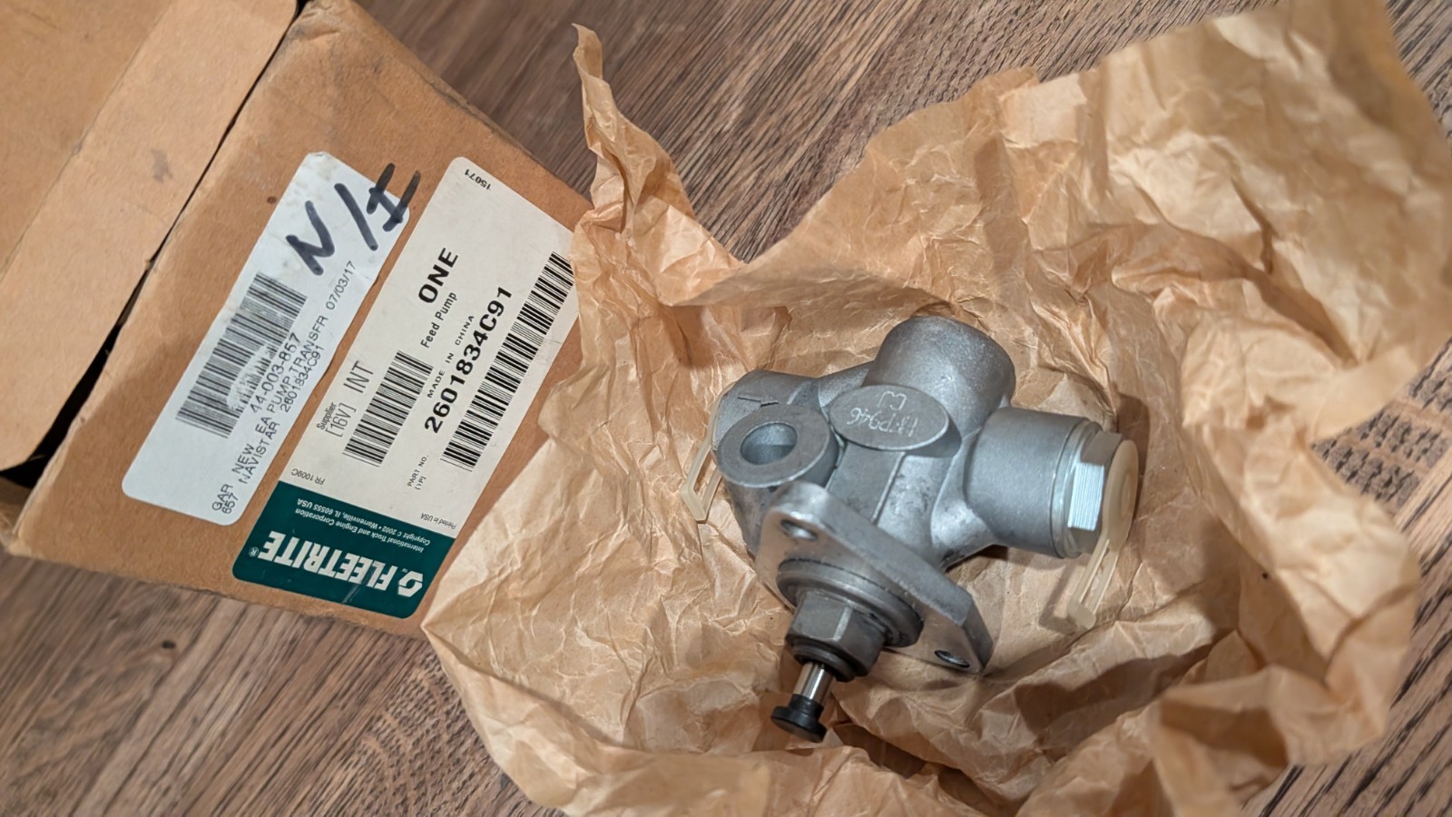2601834C91 International Fuel Pump Assy Low Pressure New In Box