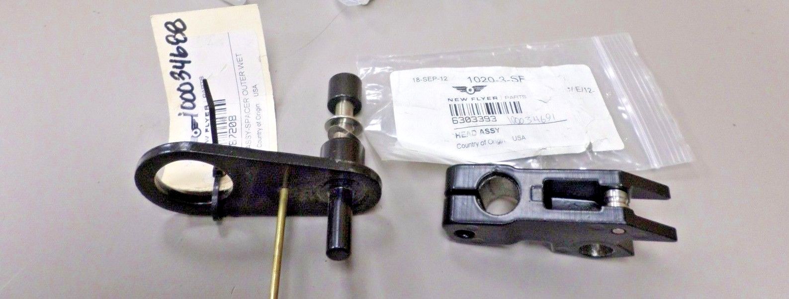 NEW FLYER WIPER PARTS LOT 6303393 Head Assembly 087208 Spacer
