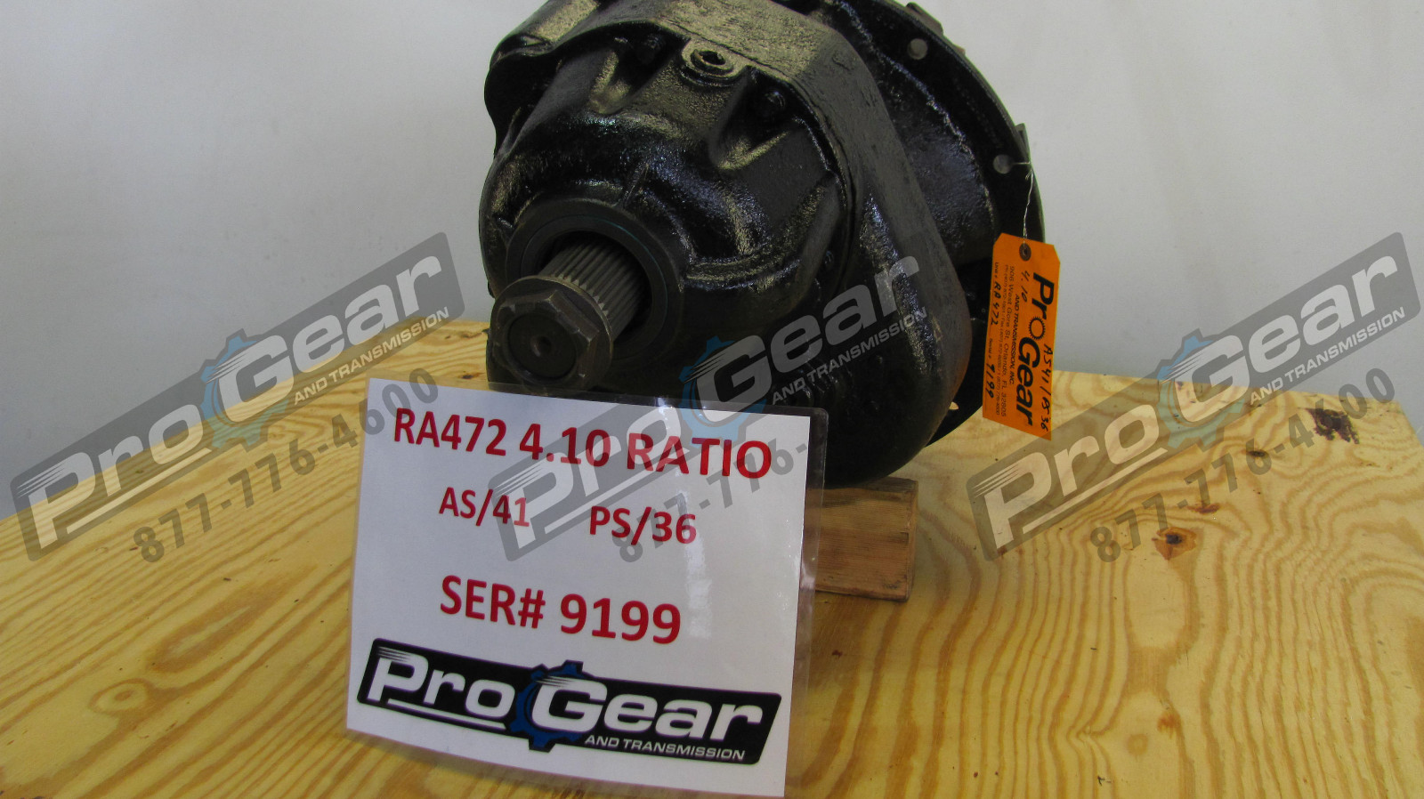 RA472-4.10 DANA SPICER INTERNATIONAL RA472 FRONT-REAR