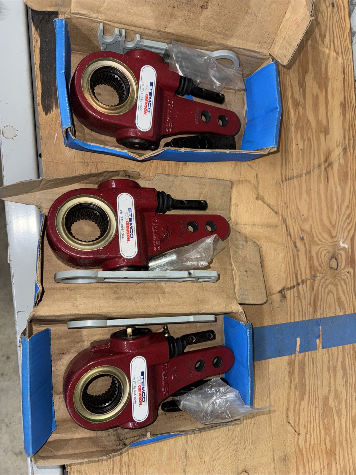 3x Stemco Crewson Mk22103 Automatic Slack Adjuster Red V5 V1 V2 Heavy Duty