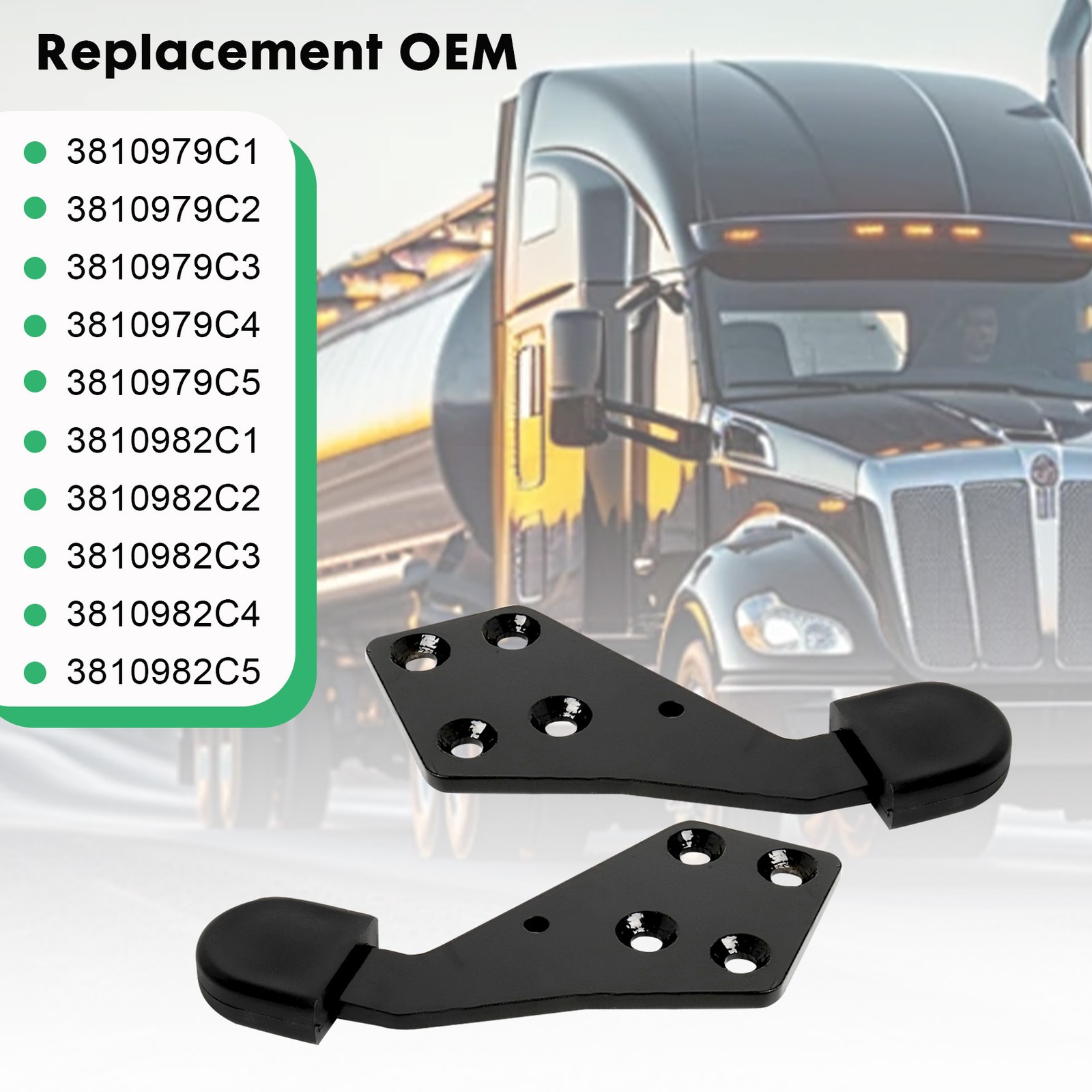 10″ Black Rear View Mirror Interior On Car Replacement Day Night Universal