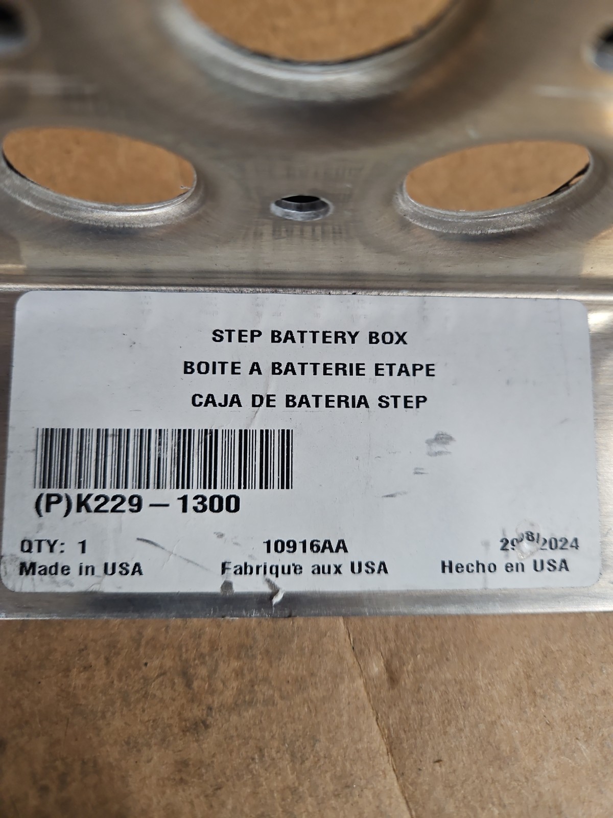 Kenworth K229-1300 Step Battery Box Genuine Paccar Oem Part