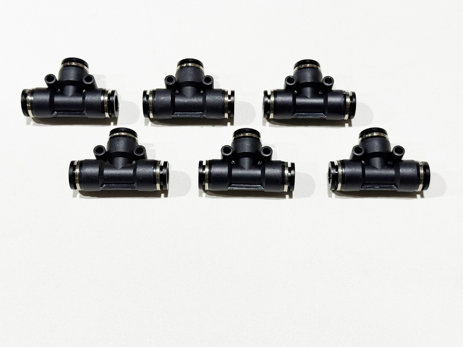 6 Pack Air Line Fittings 3/8″ PTC air line x 3/8″ NPT straight air ride bags