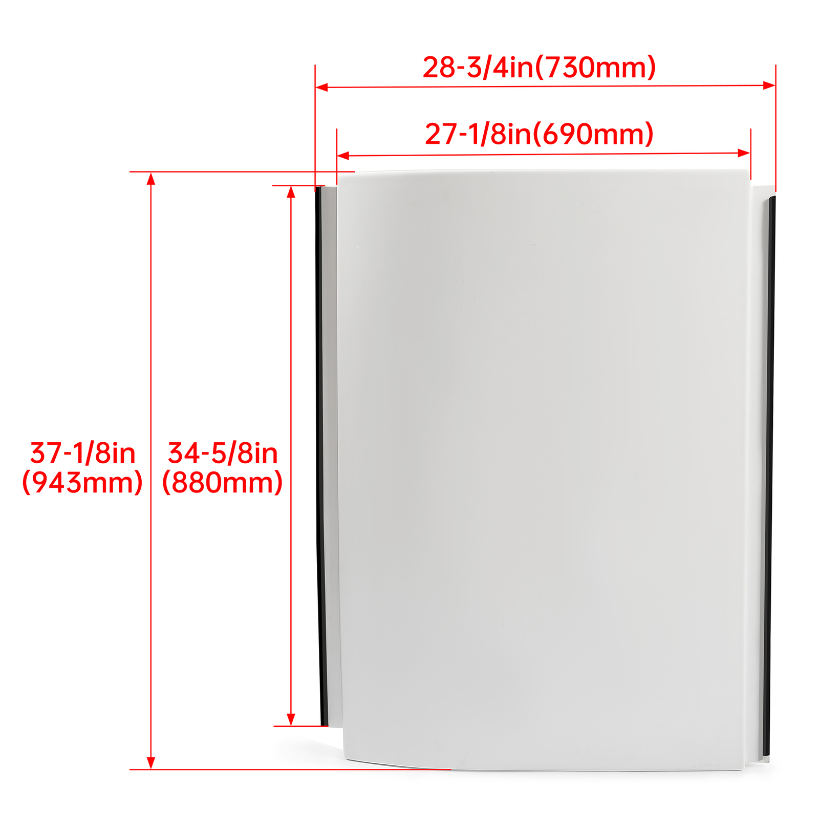 ABS Lower Truck Door Panel For Thermo King SB 100 110 190 200 200TG 210 230 300