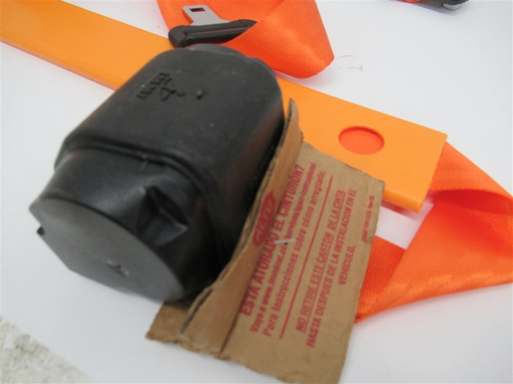 ImmI 233558-07 , Orange Seat Belt Assembly W/O Receiver