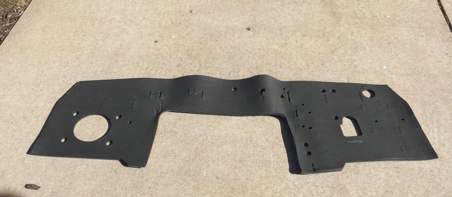 M939 M939A1 M939A2 Army 5 Ton Truck Cab Dash Panel Insulation