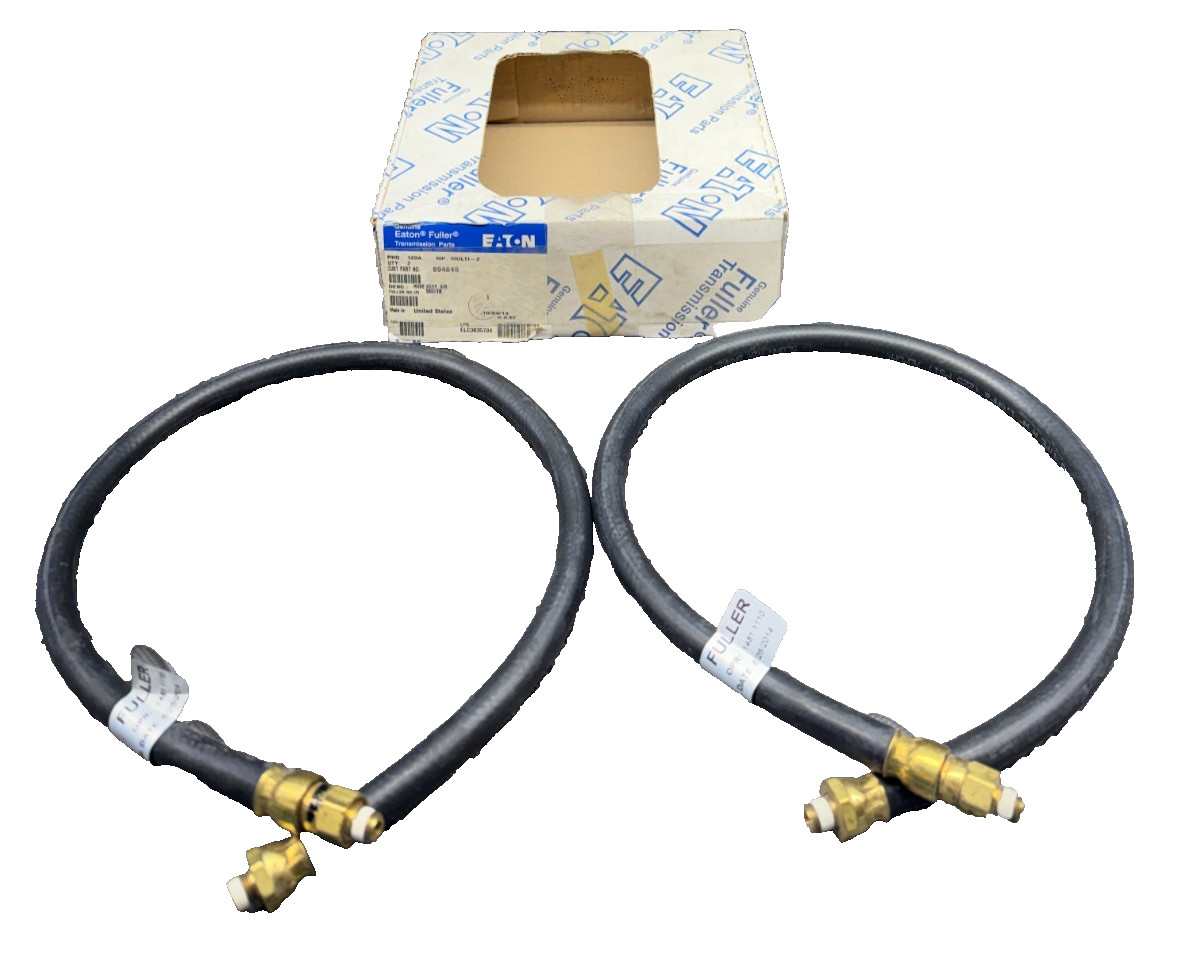 2-Pack Eaton 55518 Fuller Transmission Air Line Tube Hose Assembly