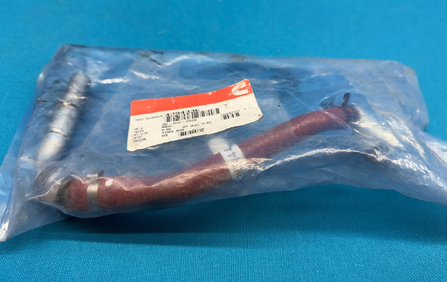 Genuine Cummins 4394336 Air Pressure Sensing Tube For 15L ISX/QSX Engines