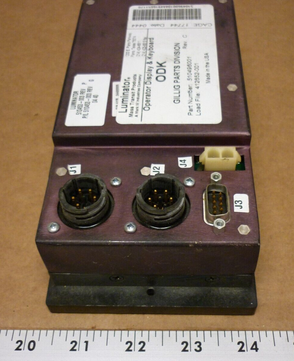 Luminator Operator Display and Keyboard #510496001 (No Output)