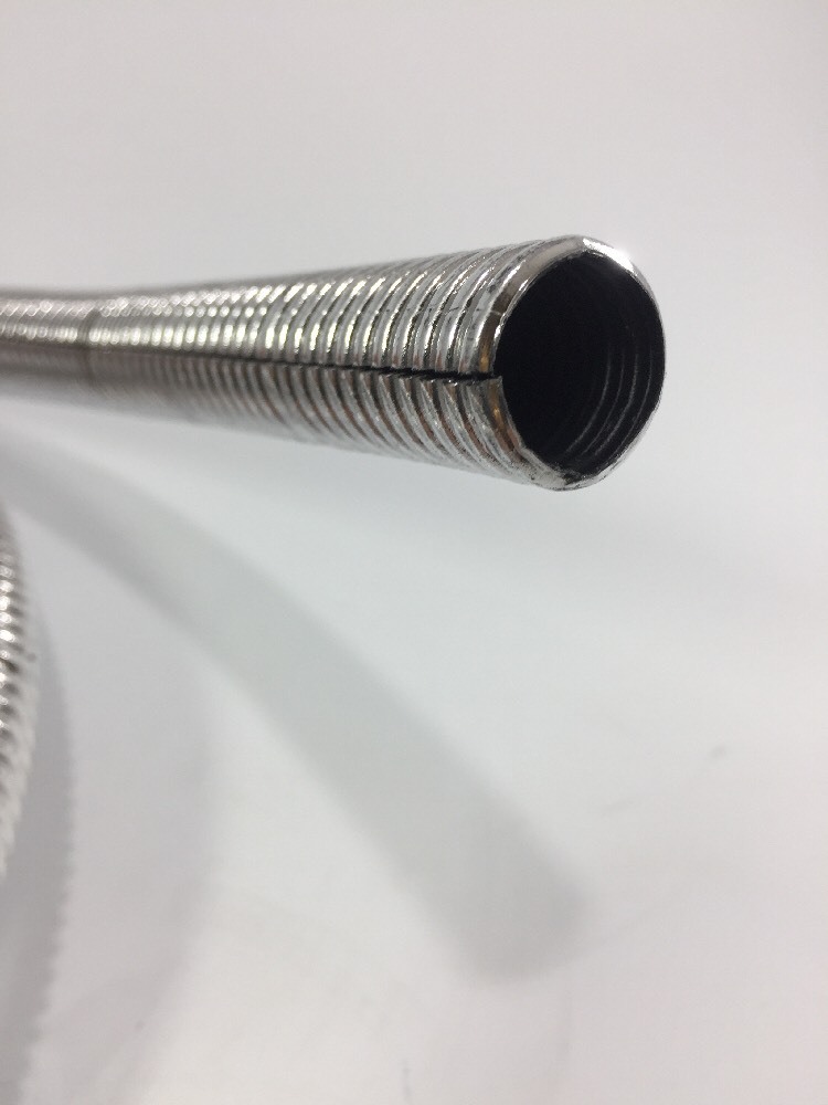 Wire Loom 1/2″ Diameter 72″ Long Universal (Chrome)