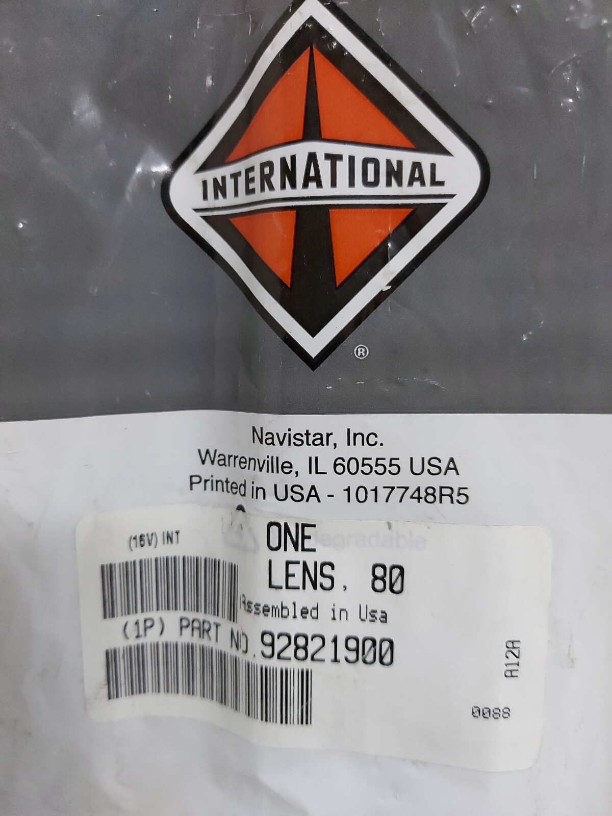 NOS International Lens 80, 92821900, Clear. Set of 2 Free Shipping!!!