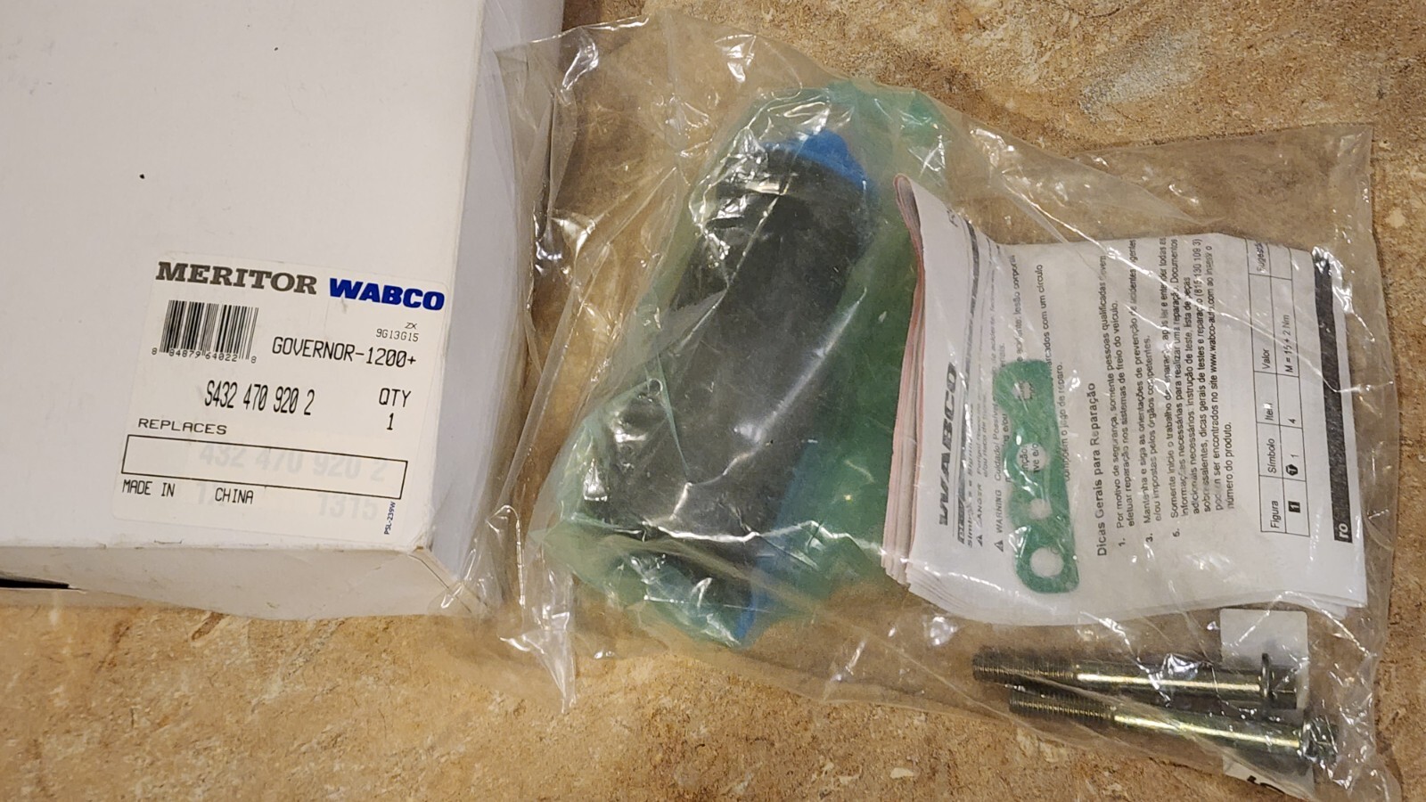 MERITOR WABCO AIR SYS VALVE, GOVERNOR – S4324709202
