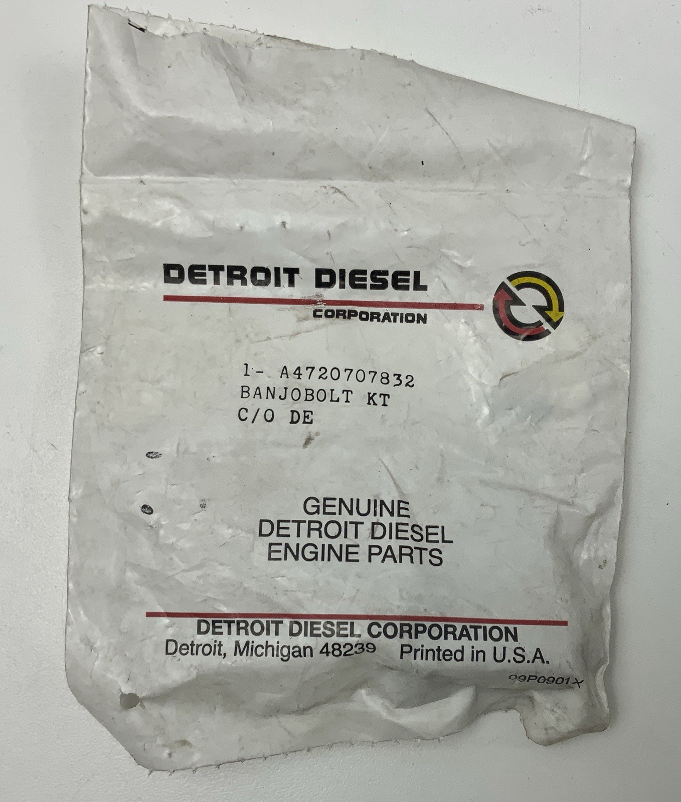 DETROIT DIESEL – BANJO BOLT KIT P/N : A4720707832 ( NEW )
