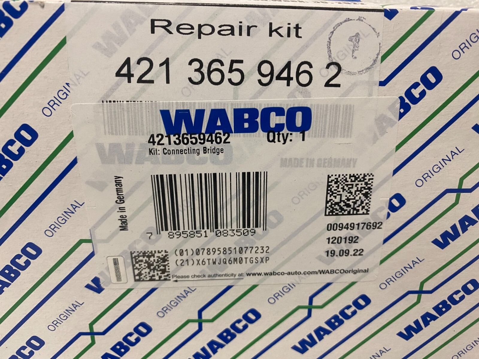 OEM Wabco I-Shift Transmission Harness -Volvo 22117441