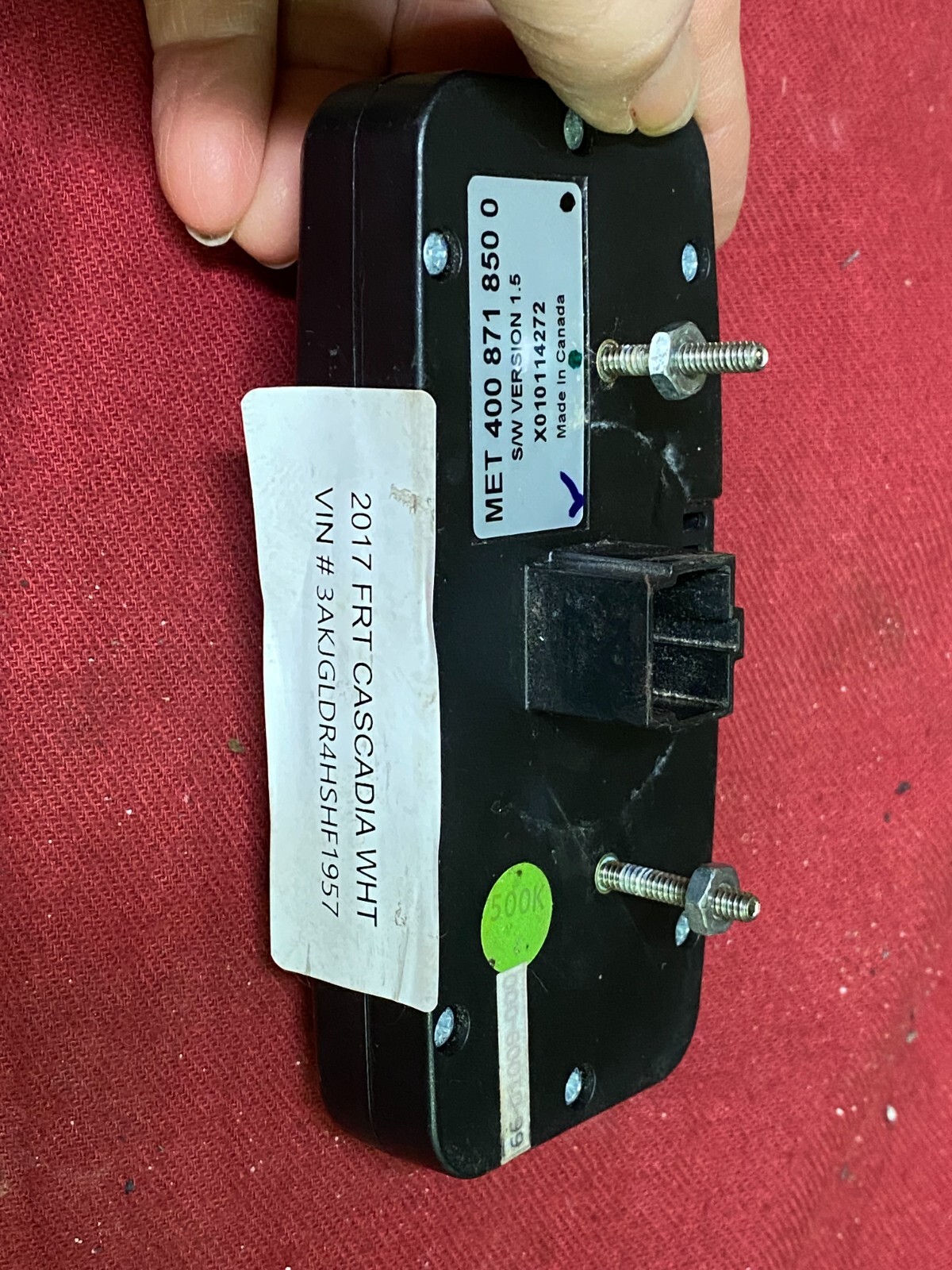 Wabco 400 871 801 0 OnGuard MET X010114272 COLLISION WARNING Display Module