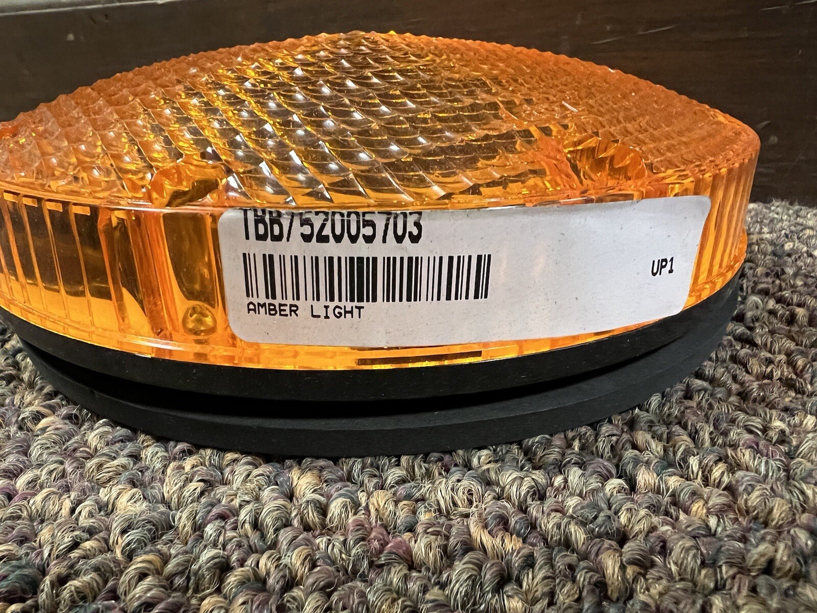 New Genuine Weldon 52005703 Amber 7” Round Surface Mount Light 3 Wire