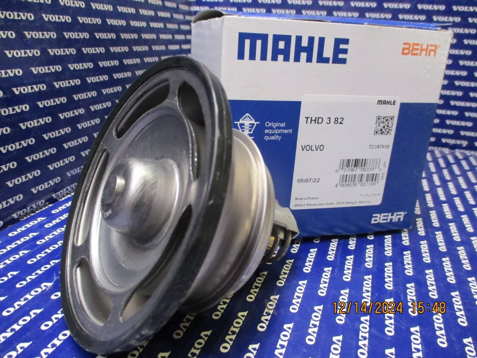 Genuine Mahle Oem Volvo D13 Coolant Thermostat 21613426, 21412639