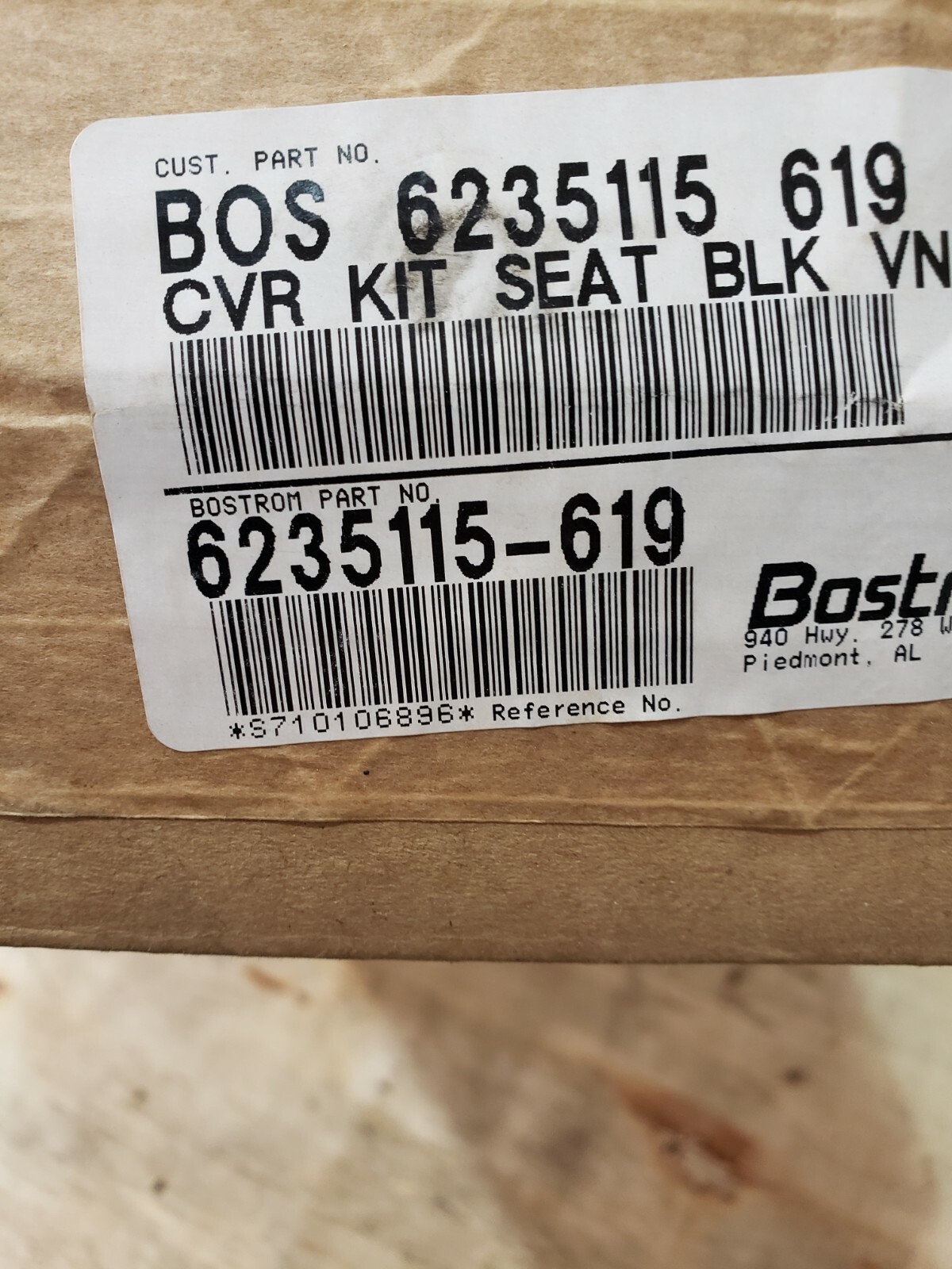 Bostrom BOS 6235115 619 Cloth/ Vinyl Seat Cover Freightliner Models