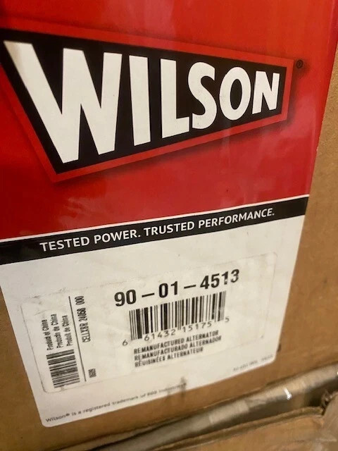 Alternator Wilson 90-01-4513 Reman