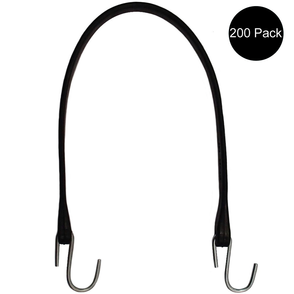 200 Truck Trailer Tire Chains HD Tie Down 21″ Natural Rubber Tarp Strap Bungee
