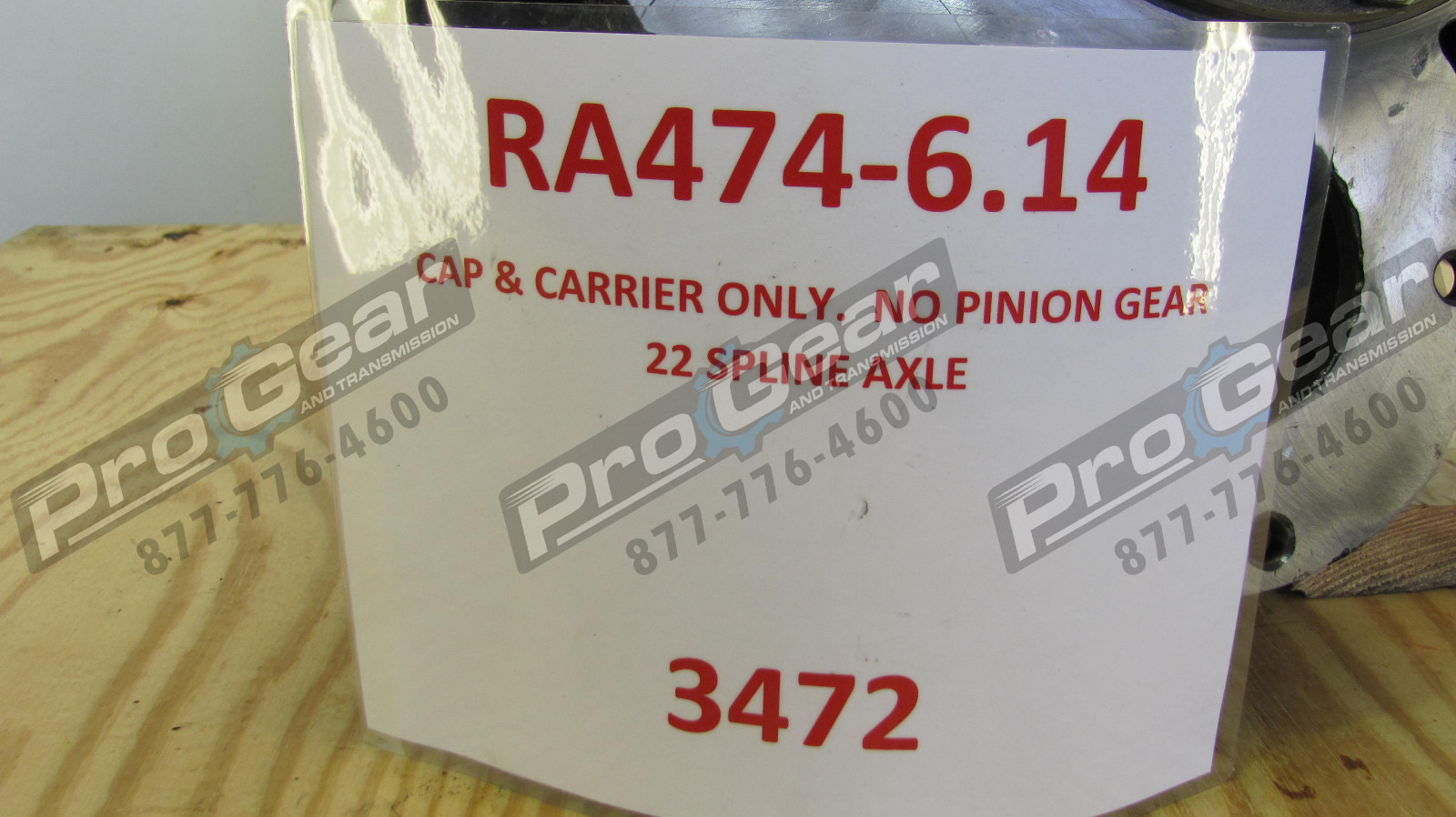 RA474-6.14 BACK HALF DANA SPICER INTERNATIONAL RA474 FRONT-DIFF