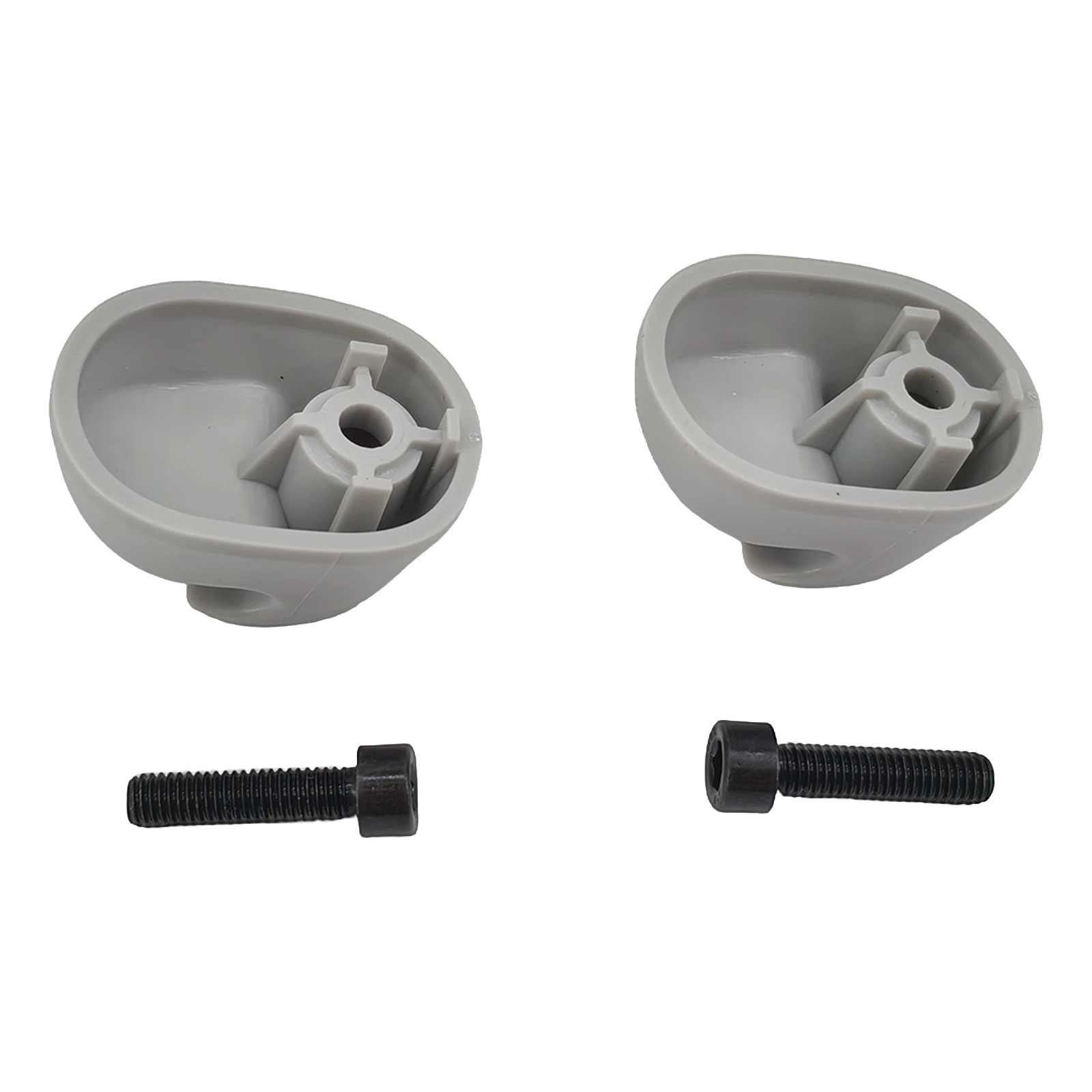 2x Gray Plastic Sun Visor Mount For Kenworth Peterbilt S16-1023-661 F01377-2