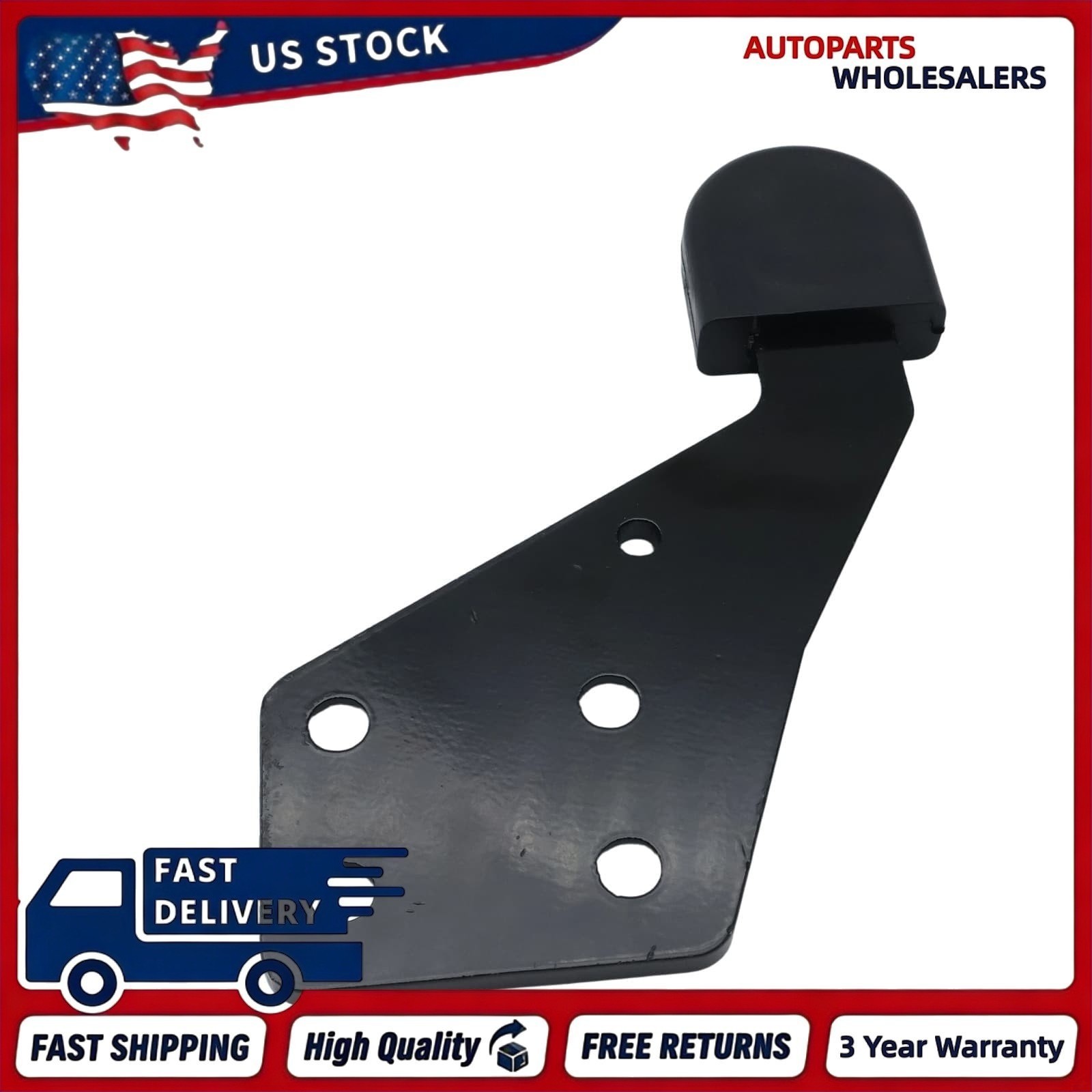 For Truck HLK2733L HLK2733R Right Passenger & Left Driver Side Hood Guide Poly
