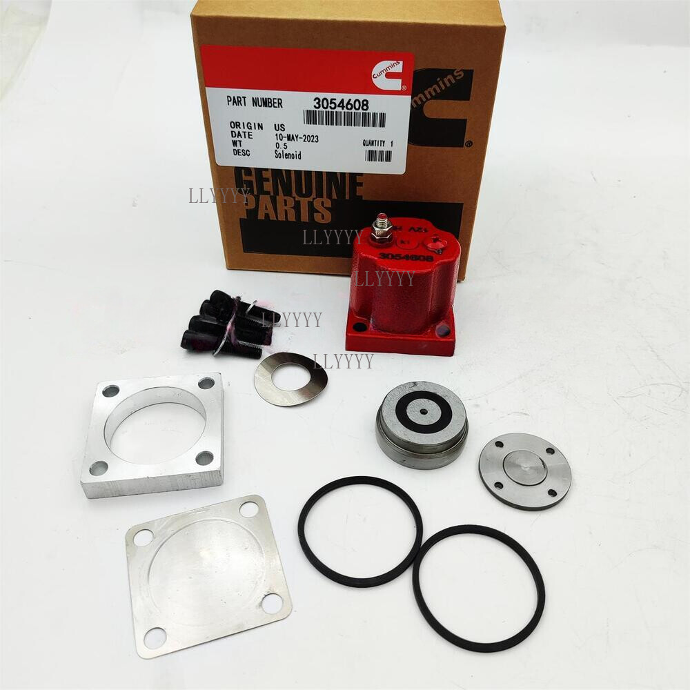Fuel Shutoff Valve Set Fits for Cummins N14 180204 209940 3054608 Solenoid New