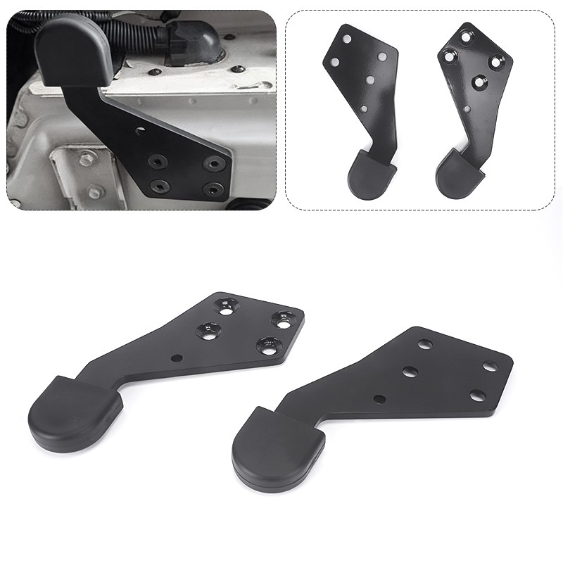Left+Right HLK2733L HLK2733R Hood Guide Poly For Select International Trucks