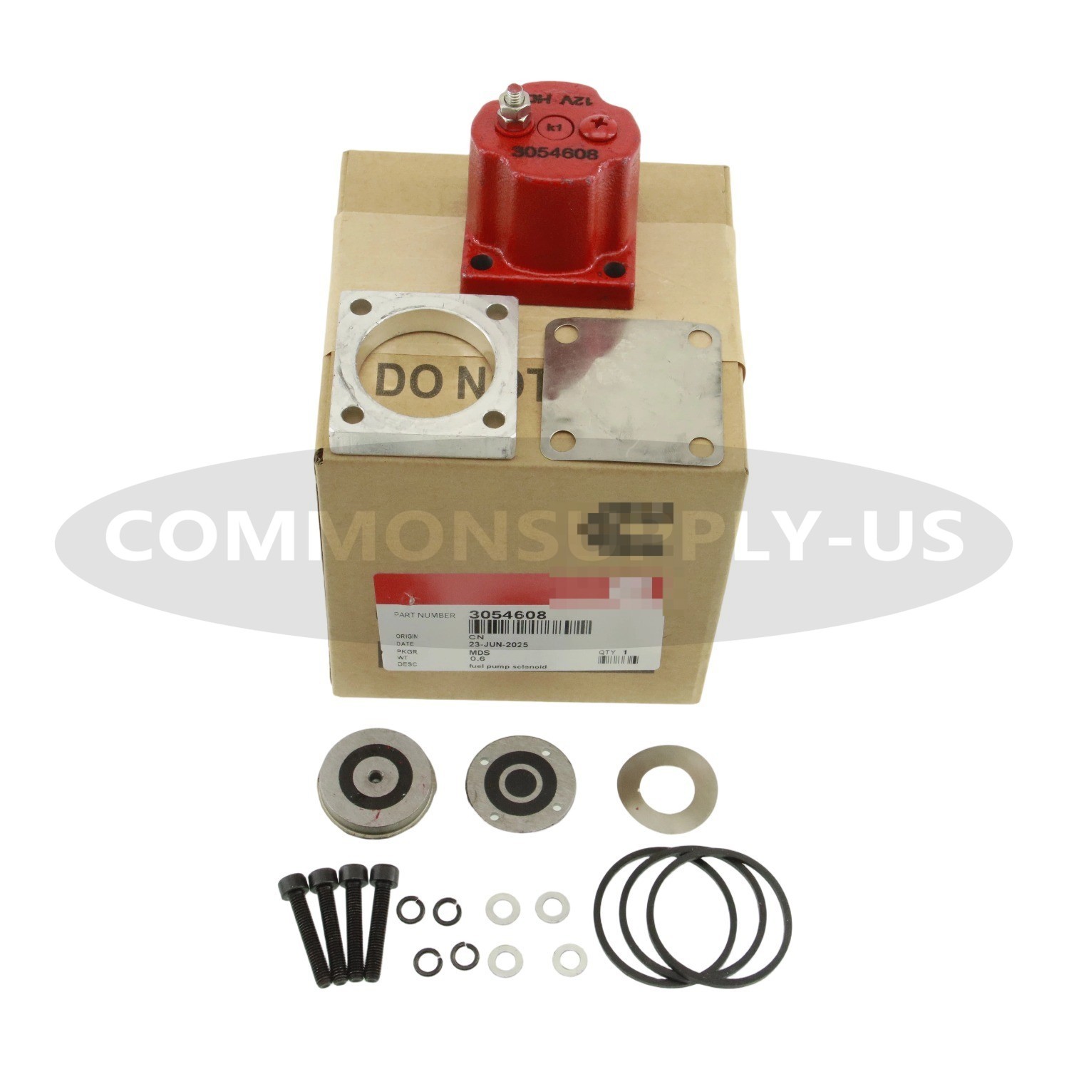 180204 3054608 209940 NEW OEM Fuel Shutoff Valve Set for Cummins N14 Solenoid US