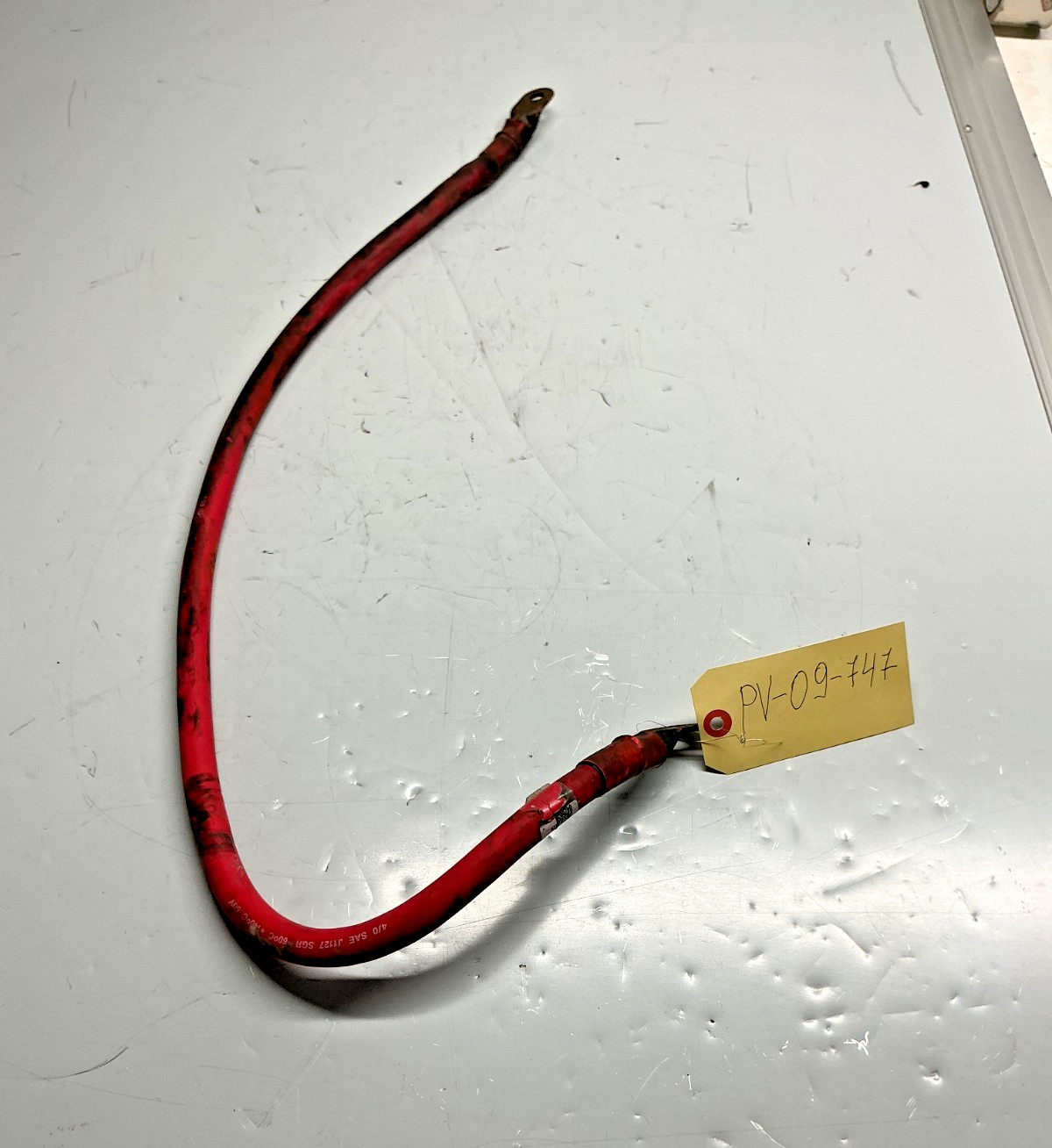 Volvo Truck Battery Power Cable OEM 21491920 Kalas Mfg Heavy Duty Red