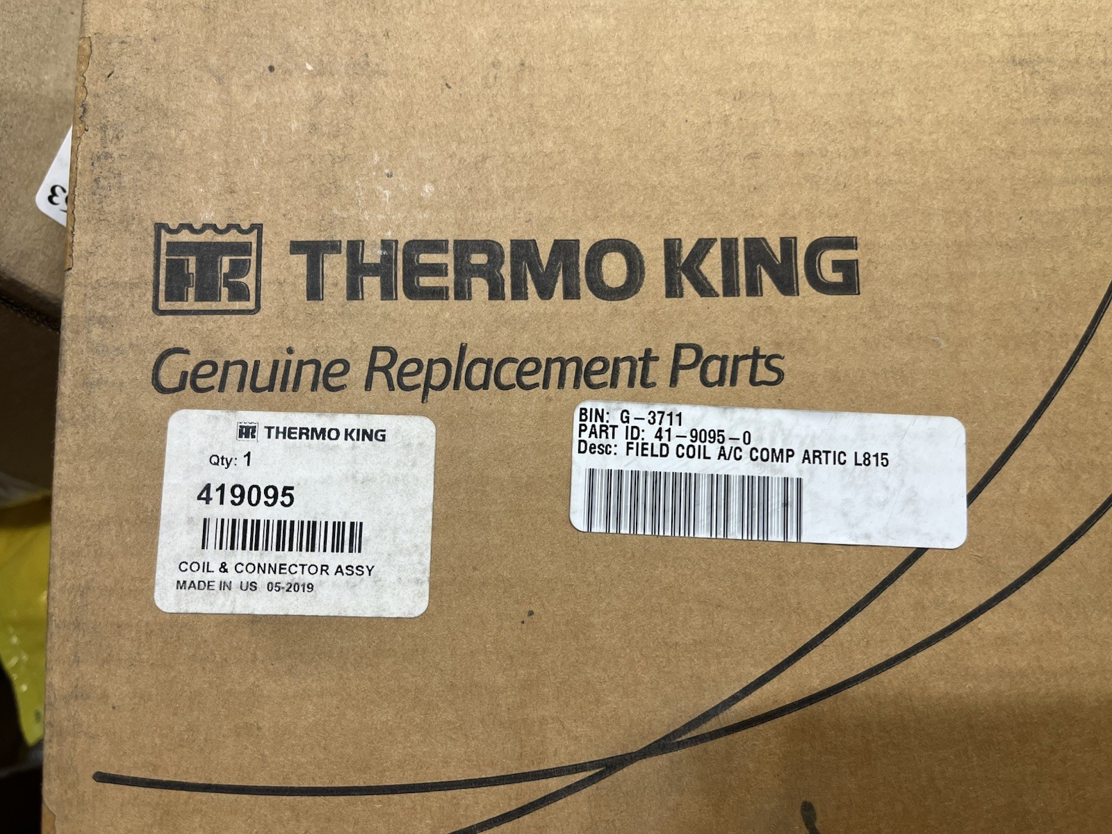 Thermo-King 419095 COIL & CONNECTOR ASSY